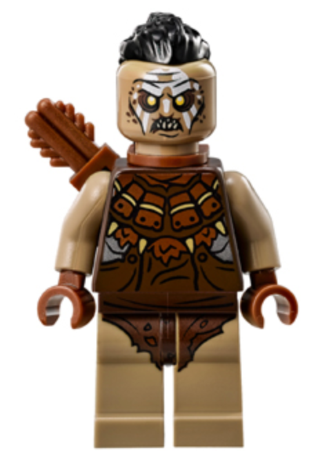 Hunter Orc with Top Knot and Quiver