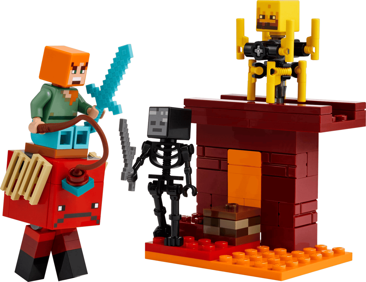 21266 LEGO® The Nether Lava Battle Used Set