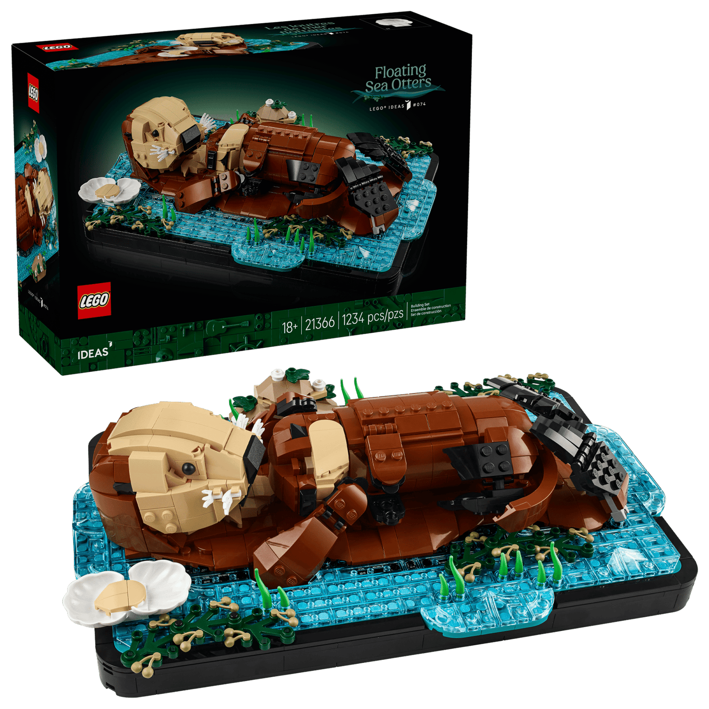 LEGO® 21366 Floating Sea Otters
