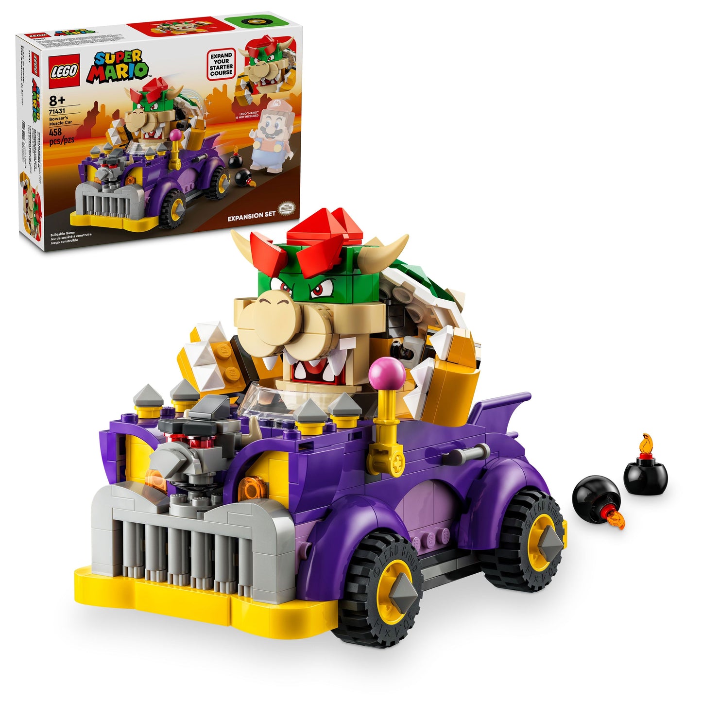 71431 LEGO® Bowser's Muscle Car Expansion Set