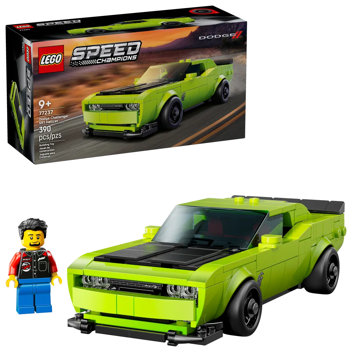 LEGO® 77237 Dodge Challenger SRT Hellcat Sports Car
