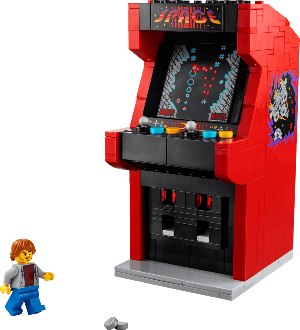 40805 LEGO® Arcade Machine Used Set w/ lighting kit