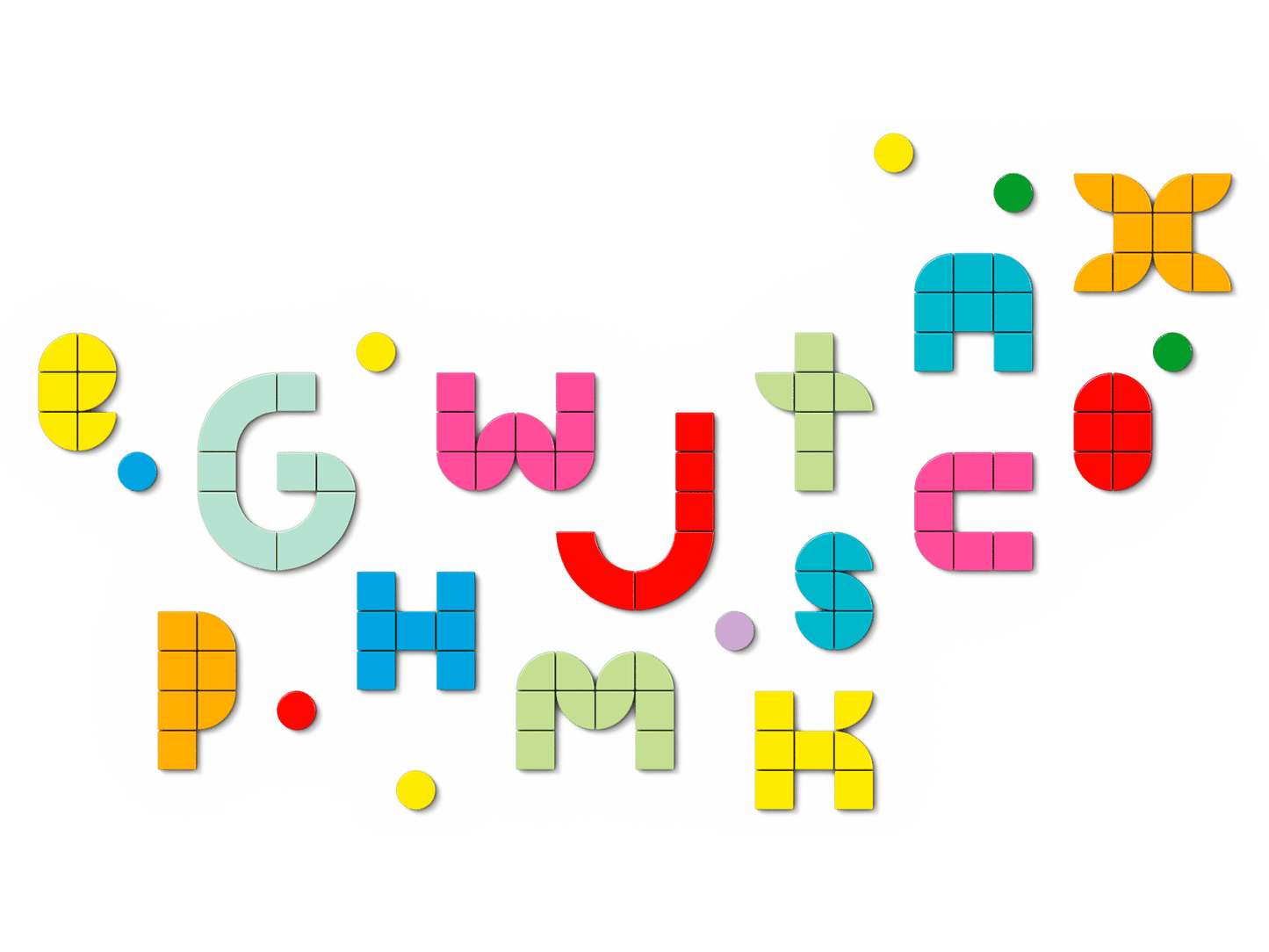 41950 LEGO® Lots of Dots - Lettering