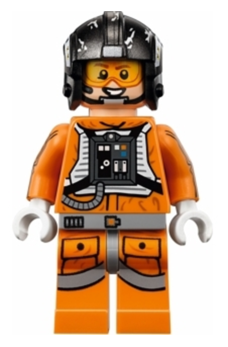 Snowspeeder Pilot Zev Senesca - Pearl Dark Gray Helmet