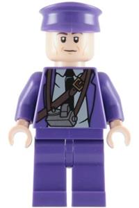 Stanley (Stan) Shunpike - Knight Bus Conductor Uniform with Black Tie and Diagonal Strap