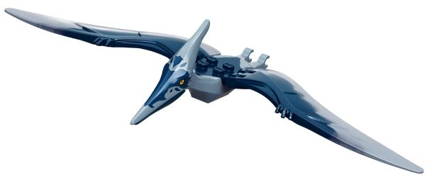 Dinosaur Pteranodon with Dark Blue Back and Forehead