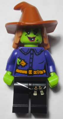 Wacky Witch - Dark Orange Floppy Hat