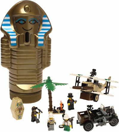 5909 LEGO® Treasure Raiders set with Mummy Storage Container Used Set