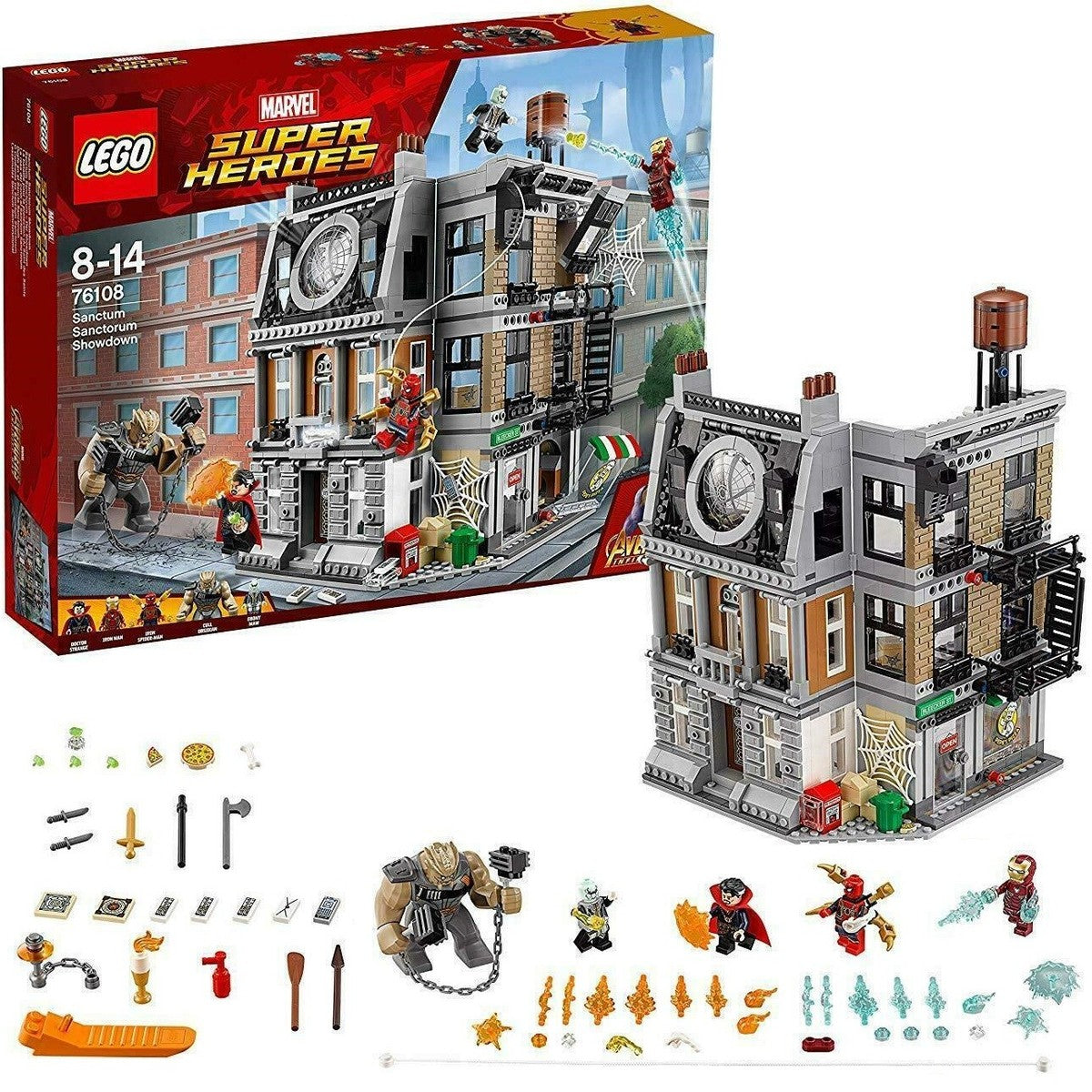 76108 The Sanctum Sanctorum Showdown (Damaged Box)