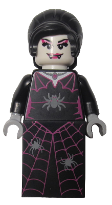 Spider Lady - Magenta Web Dress