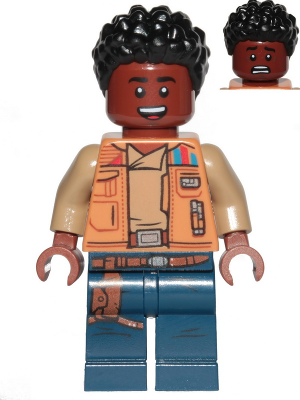 Finn - Medium Nougat Jacket and Dark Blue Legs with Holster