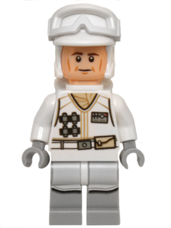 sw0678 Hoth Rebel Trooper White Uniform (Cheek Lines)