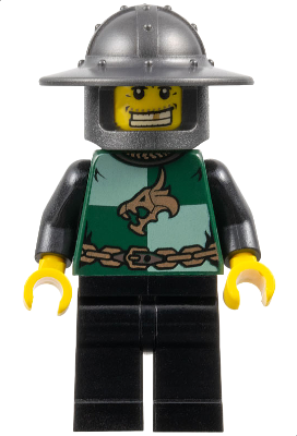 Kingdoms - Dragon Knight Quarters, Helmet with Broad Brim, Gold Tooth
