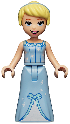 Cinderella - Dress with Sparkles and Bow, Thin Hinge