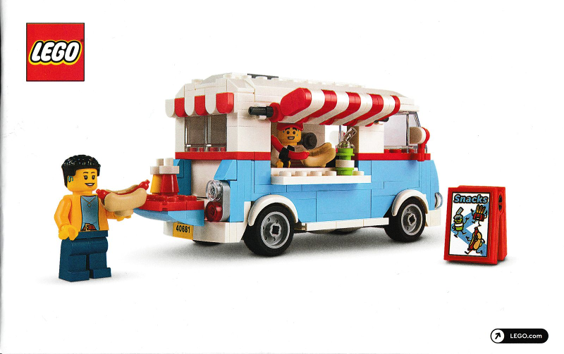 LEGO® 40681 Retro Food Truck Used Set