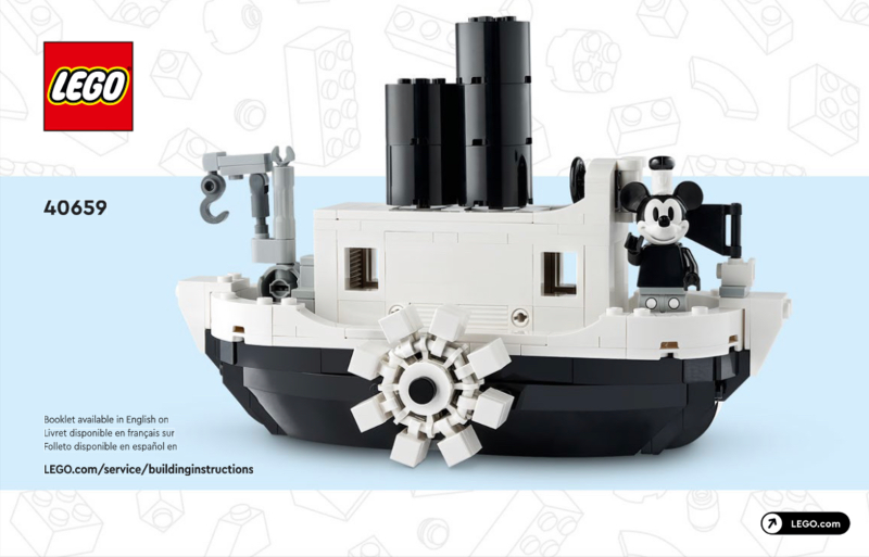 LEGO® 40659 Mini Steamboat Willie