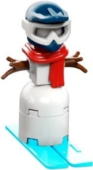 60381 Advent Calendar 2023, City (Day 1) - Snowman on Skis