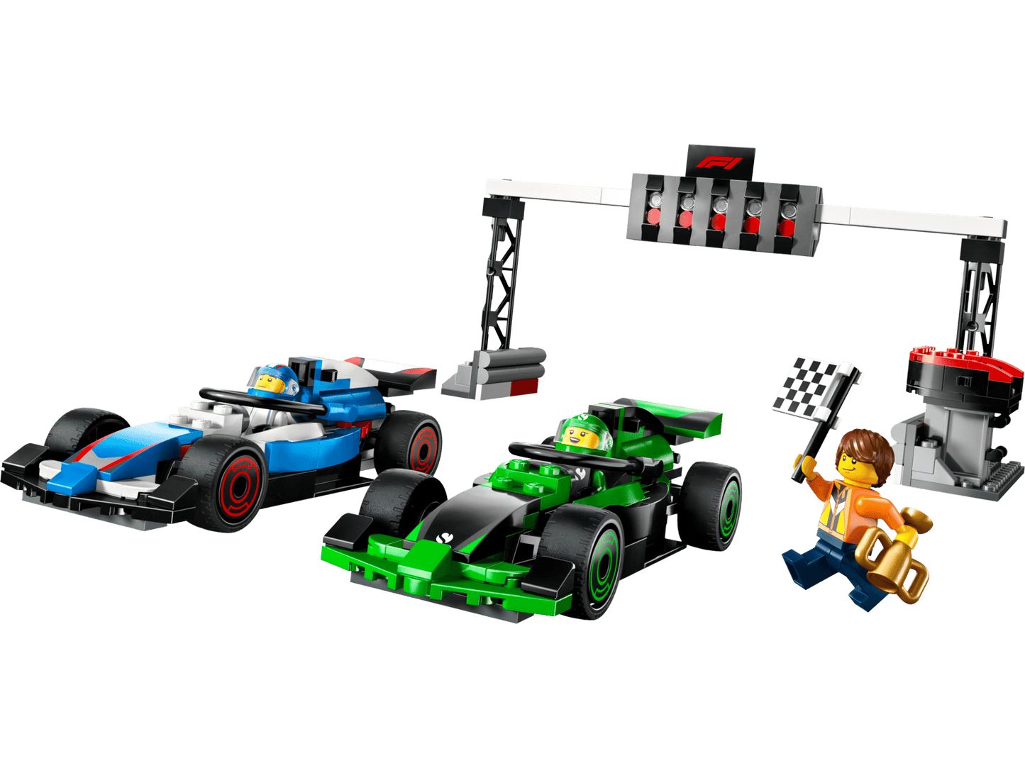 LEGO® 60474 F1 Grid with VCARB & Sauber Race Cars Used Set