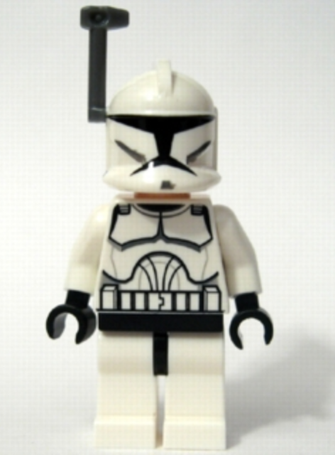 Clone Trooper (Phase 1) - Dark Bluish Gray Rangefinder, Large Eyes