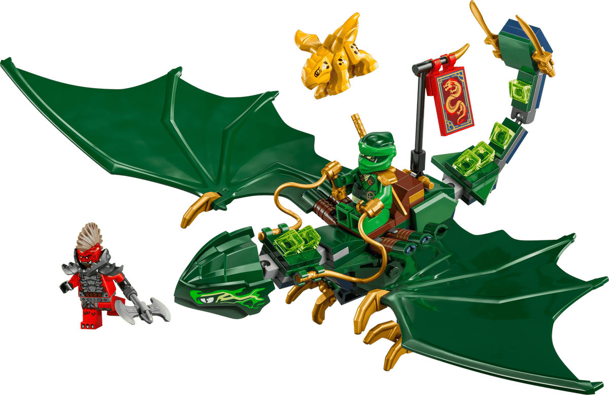 71829 LEGO® Lloyd's Green Forest Dragon Used Set