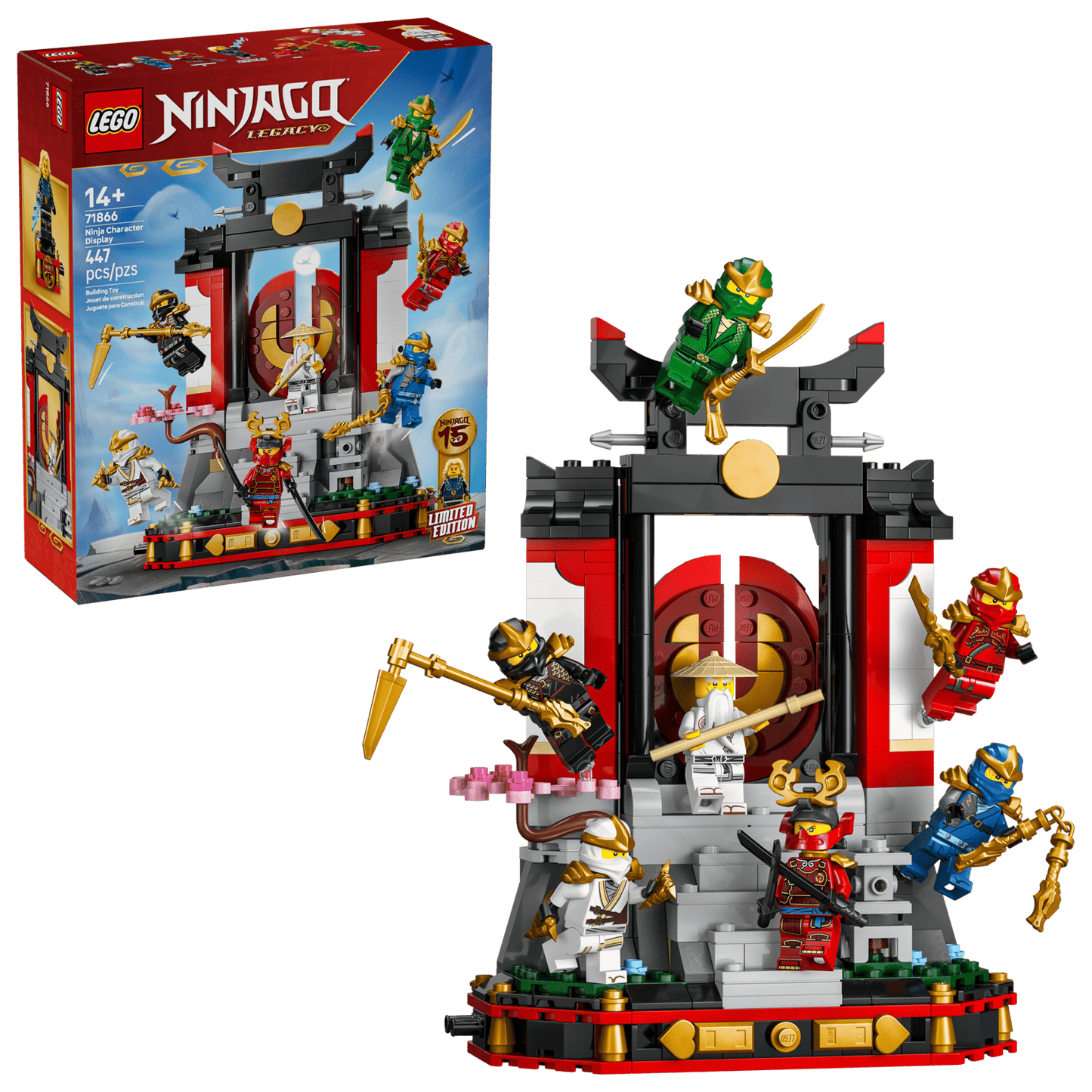 LEGO® 71866 Ninja Character Display 15th Anniversary
