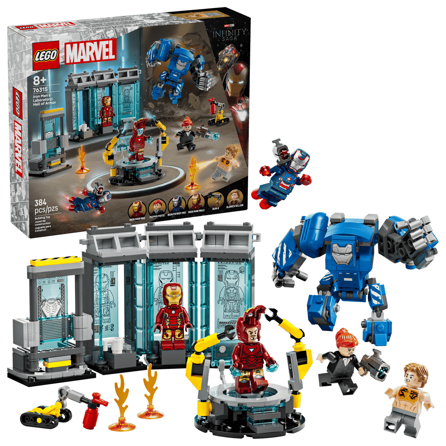 76315 LEGO® Iron Man's Laboratory: Hall of Armor