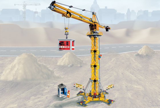 7905 LEGO® Tower Crane Used Set