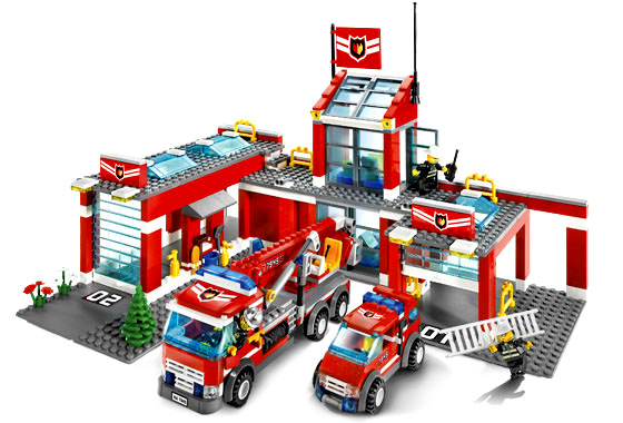 7945 LEGO® Fire Station Used Set