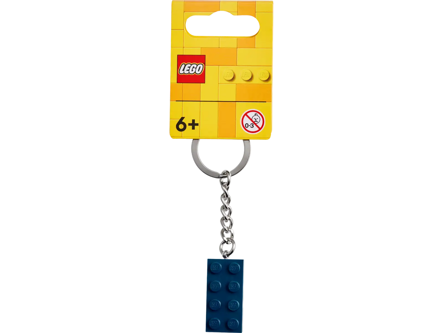 LEGO® 2 x 4 Brick - Dark Blue Key Chain
