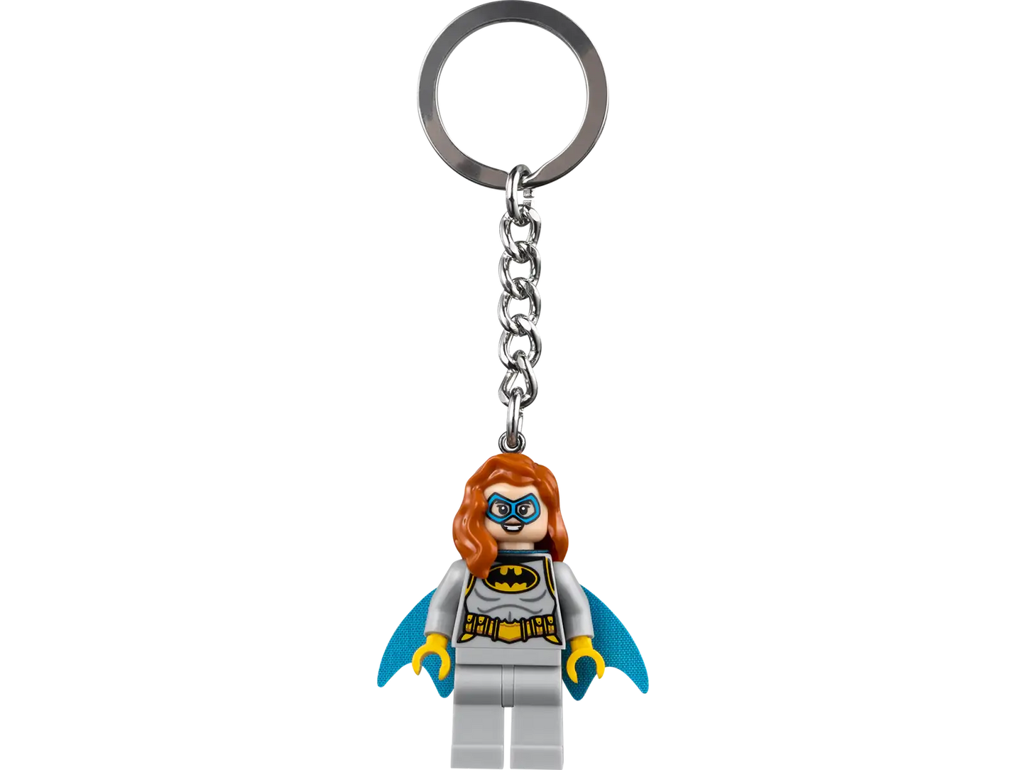 LEGO® Batgirl (Light Bluish Gray Suit) Key Chain