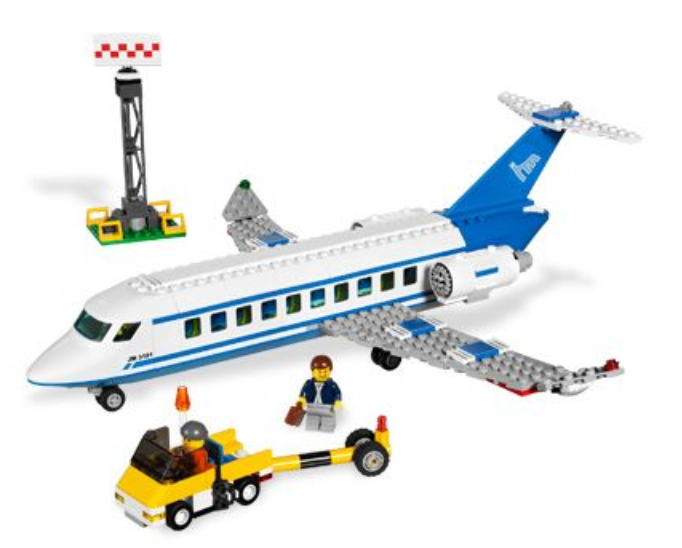 3181 LEGO® Passenger Plane Used Set