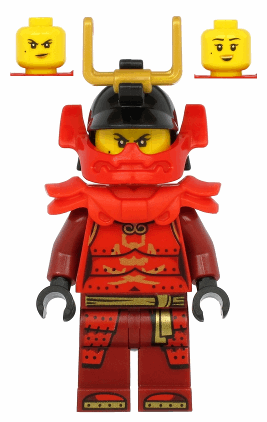 Samurai X (Nya) - Legacy, Red Shoulder Pads