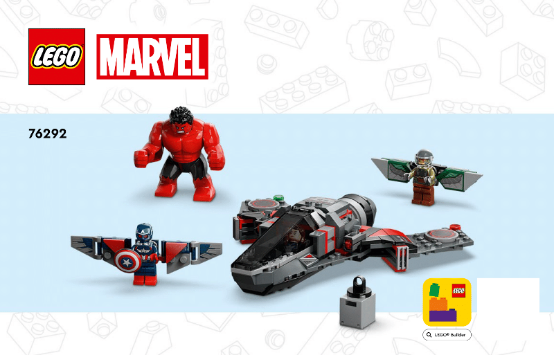 76292 LEGO® Marvel Captain America vs. Red Hulk Battle