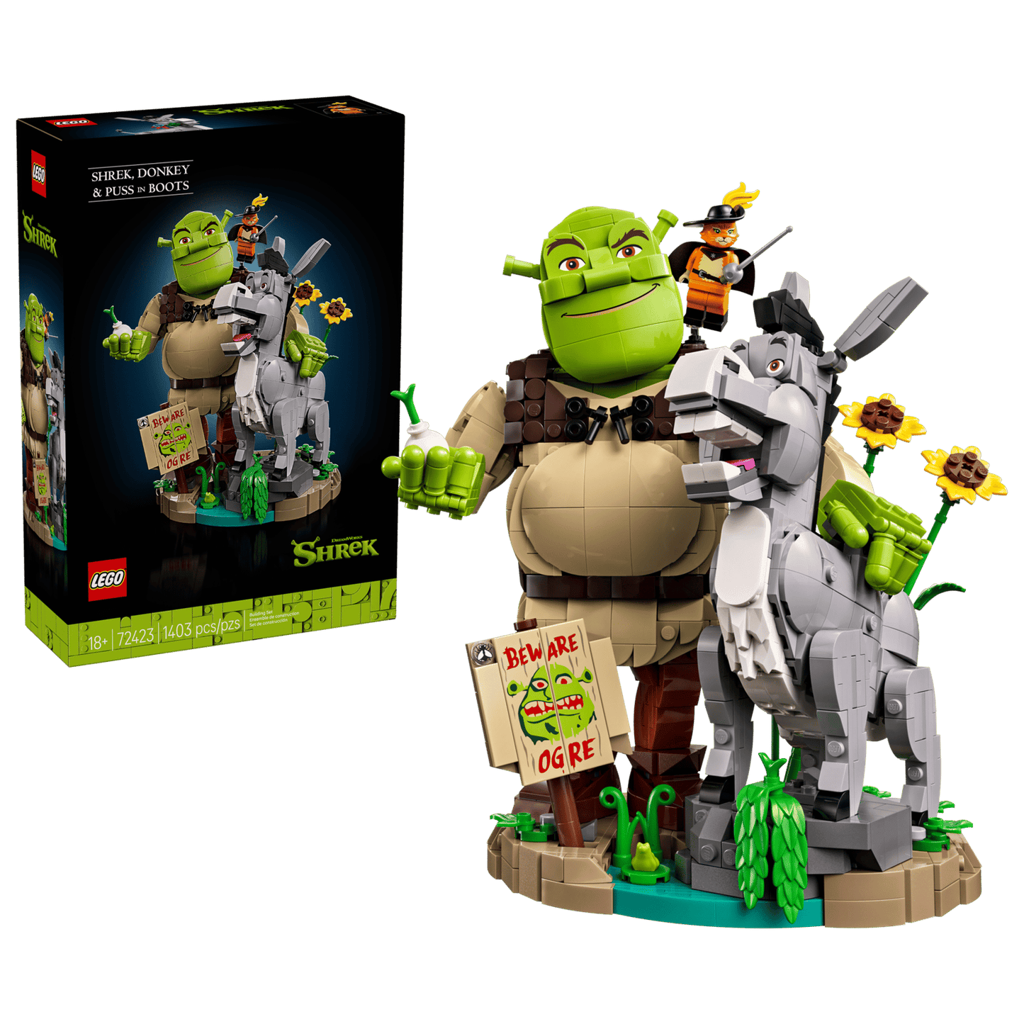 72423 LEGO® Shrek, Donkey & Puss in Boots