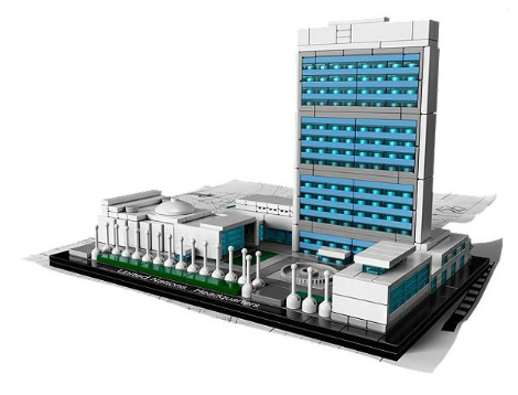 21018 LEGO® United Nations Headquarters Used Set