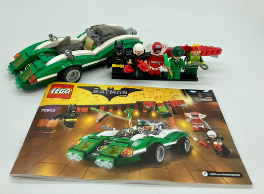 Used Set 70903 The Riddler Riddle Racer (With Instruction Manual, No Box)