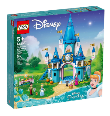LEGO® 43206 Cinderella and Prince Charming's Castle