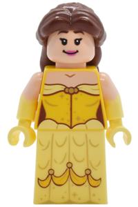 dp213 Belle - Minifigure, Dress with Gold Sparkles