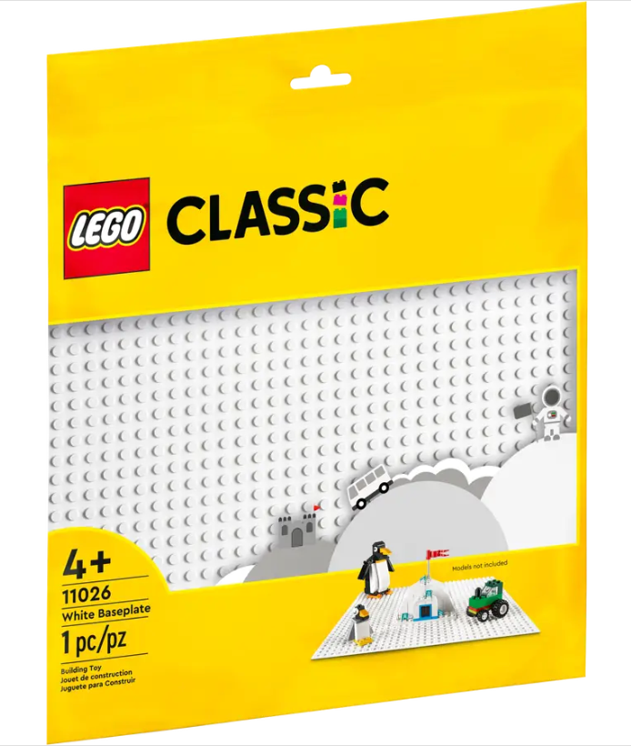 11026 LEGO® Lego White Baseplate