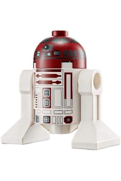 Astromech Droid, R4-P17 - Silver Band Around Dome, Dark Bluish Gray Rectangles