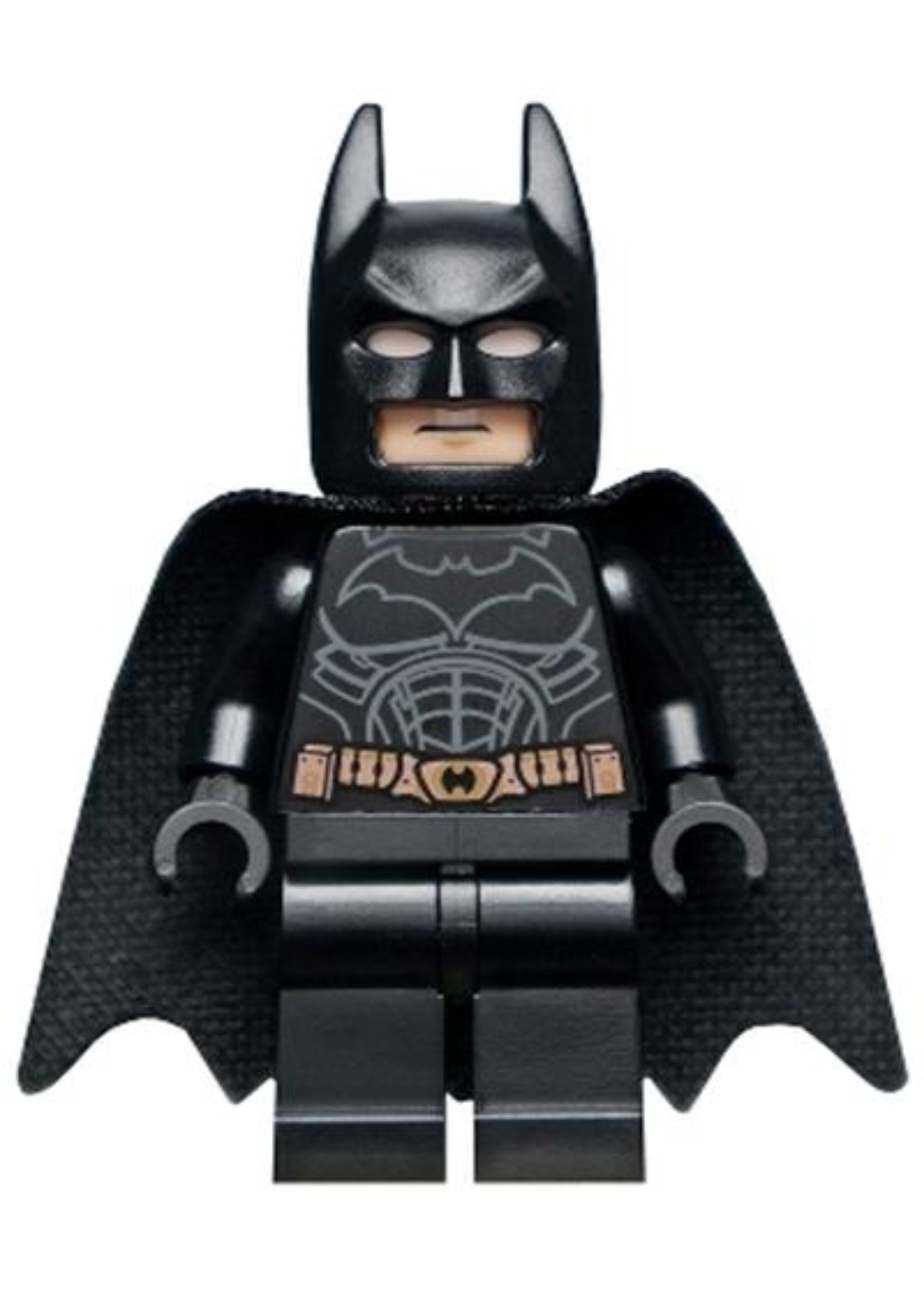 Batman - Black Suit with Copper Belt, Spongy Cape