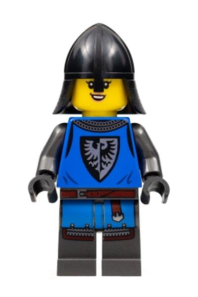 Black Falcon - Female, Pearl Dark Gray Detailed Legs, Black Neck Protector