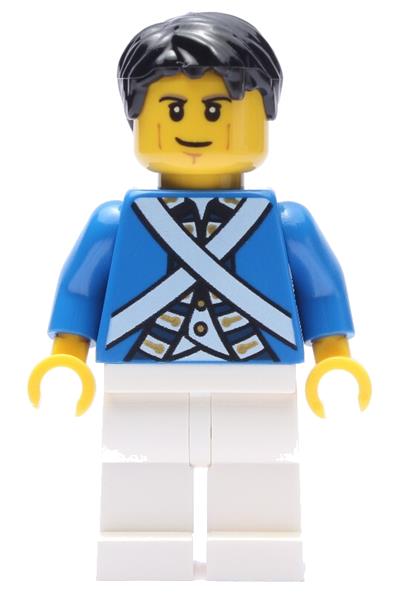 Bluecoat Soldier 6 - Cheek Lines, Black Hair