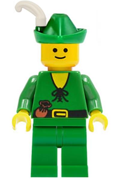 Forestman - Pouch, Green Hat, White Feather