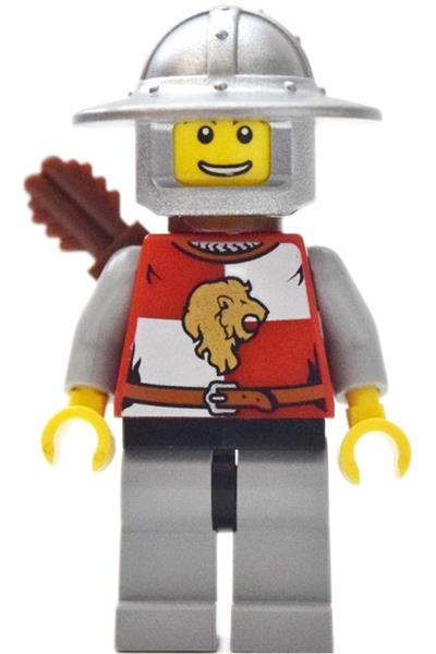 Kingdoms - Lion Knight Quarters, Helmet with Broad Brim, Quiver, Open Grin