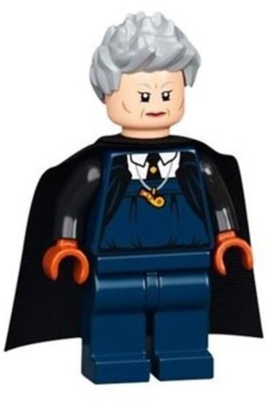 Madam Rolanda Hooch - Dark Blue Outfit, Light Nougat Head, Black Starched Cape