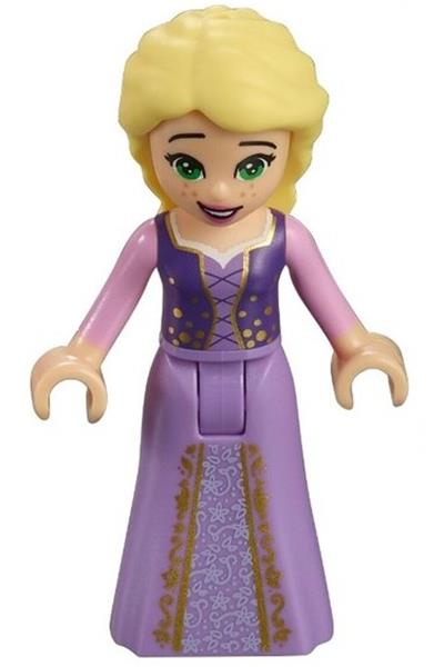 Rapunzel - Mini Doll, Bright Pink Flowers, Dark Purple Vest Open