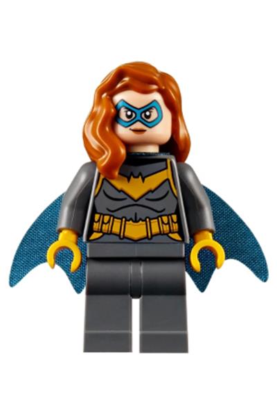 Batgirl - Minifigure, Dark Bluish Gray Suit (Rebirth)