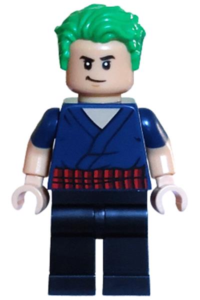 Roronoa Zoro - Dark Blue Shirt, Hair