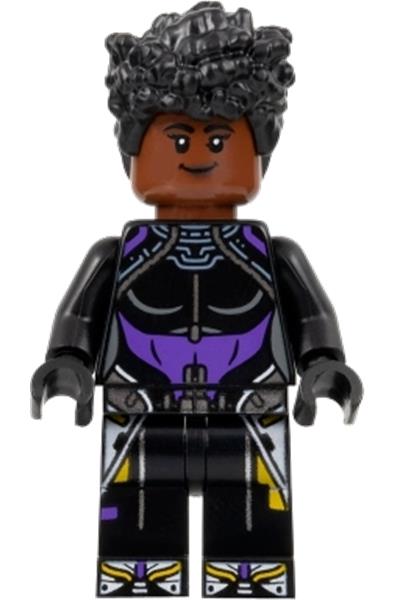 Shuri - Black and Dark Purple Top